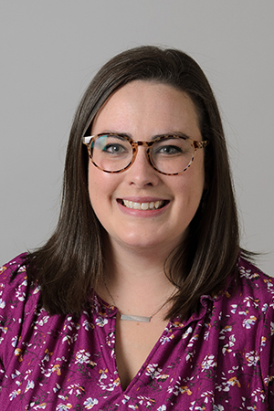 A portrait of clinical instructor Amanda Moreau.