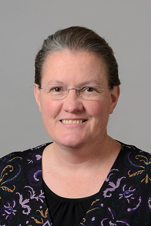 A portrait of clinical instructor Susan Virkler.
