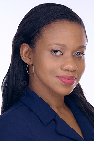 A portrait of assistant professor Christina Ross.