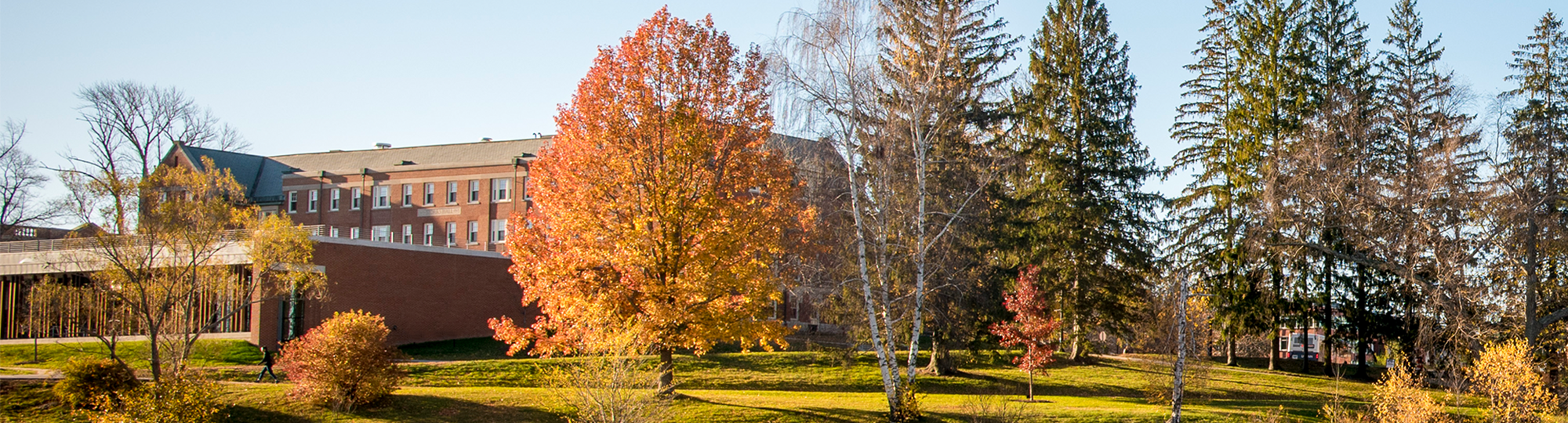 Storrs Hall in autumn