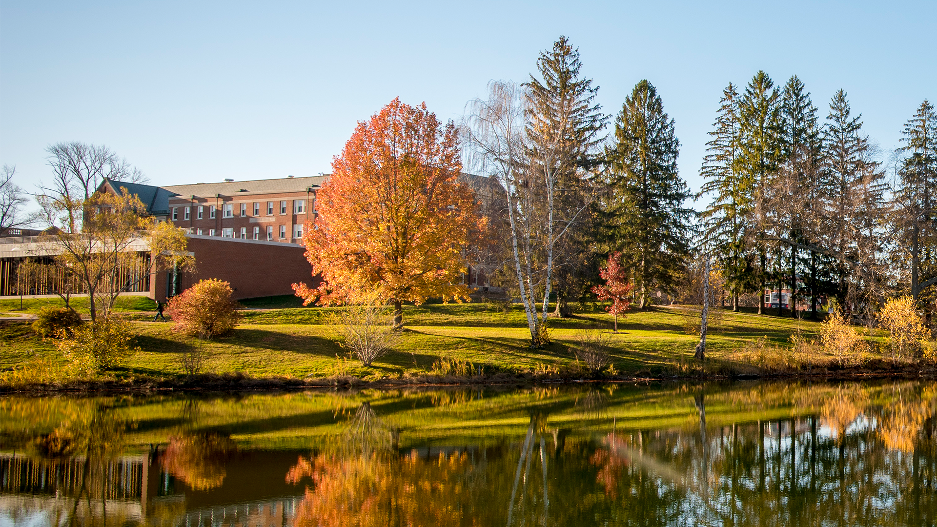 Storrs Hall in autumn